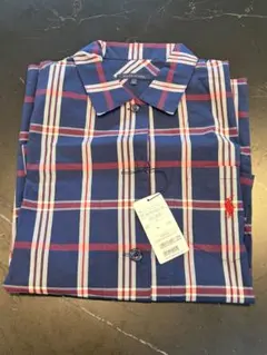 Ralph Lauren マリアンナテーラードチェック柄長袖パジャマ