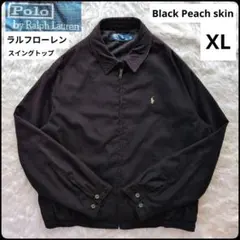 ✨大きいサイズ✨90s★ヴィンテージ★ラルフローレン★スウィングトップ★ブラックのサムネイル