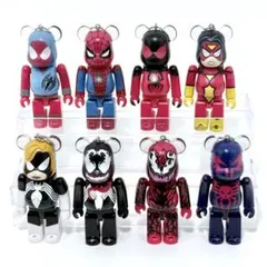 BE@RBRICK 100% スパイダーマン ヴェノム カーネイジ 8体