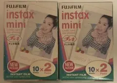 FUJIFILM instax mini チェキ専用 10枚×2パック×2個