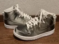 NIKE DUNK HIGH ナイキ ダンク ハイ シルバー メタリック 23