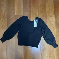 ブラック　アズールバイマウジー　ニット　2ウェイ