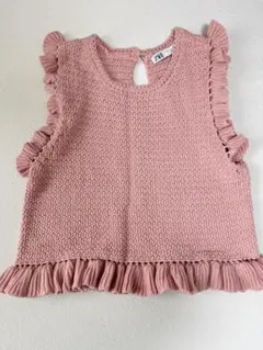 ZARA ノースリーブ ニット Lのサムネイル