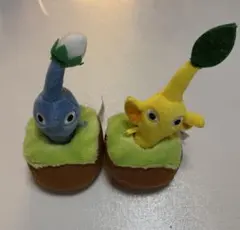 ピクミン 引っこ抜きぬいぐるみマスコット ２種類　青ピクミン 黄ピクミン