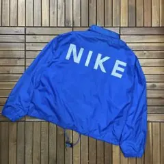 90s NIKE ナイキ 銀タグ ナイロン コーチジャケット 短丈 XL〜2XL