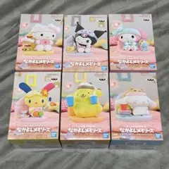 なかよしメモリーズフィギュア マイメロ クロミ ポムポムプリン他8個