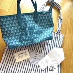 新品同样 アニヤハインドマーチ ぶるー2WAYバッグ