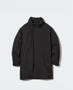 ユニクロ　防風パテッドコート　Lサイズ　ブラック