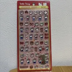 ボンボンドロップシール　ハローキティ　ミニ　赤　サンリオ