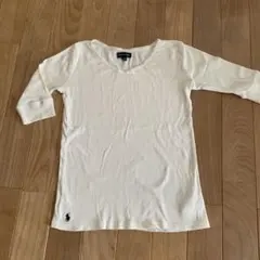 Ralph Lauren アイボリー Vネック Tシャツ L