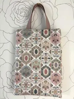 インド刺繍生地　トートバッグ