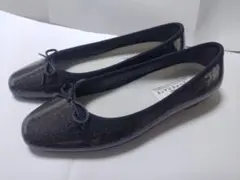TEMPERATE バレエシューズ ラメ ブラックのサムネイル
