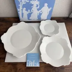 プレート 3点セット バロックホワイト　ジャスパーコンラン ジャスパー コンラン シノワズリ プレート 23 未使用 WEDGWOOD - メルカリ