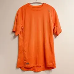 海外古着 soucony オレンジ色 スポーツTシャツ Mサイズ
