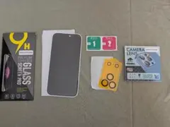 iPhone17Pro Max 強化ガラス保護フィルム&カメラレンズカバーセット