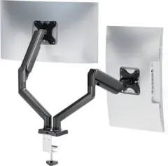 デュアルモニターアーム 17-30インチ×2台 クランプ ガススプリング式