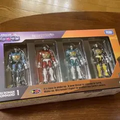 不具合チェック済み LEGACYSOUL ミクロマン コマンド1号4体セット