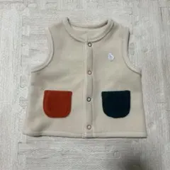 こどもビームス フリース ベビーベスト 70