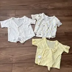 新生児用　短肌着3点セット