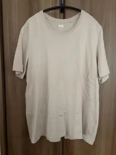 ユニクロユー スーピマコットンクルーネック Tシャツ XL ピンク カットソー