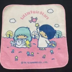 Little Twin Stars ミニタオル ハンカチ サンリオ　キキララのサムネイル