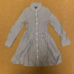 Polo Ralph Lauren 130cm ストライプ　シャツワンピース