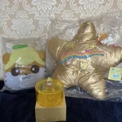 【値下げ】レトロ コロコロクリリン 星型クッション 小物入れ 3点のサムネイル