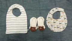 【美品】スタイ２枚　靴下　セット　DADWAY ハンドメイド