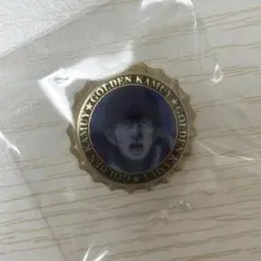 ゴールデンカムイ 札幌ビール工場編 シークレット王冠缶バッジA キラウシ