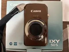 SALE！【ほぼ新品 元箱付き】 キャノン Canon IXY 50S ブラウン Canon IXY 50S 50 S 10x Zoom Lens Digital Camera Brown Made In