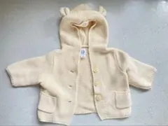 GAP クマ耳　フード付　ニット　カーディガン　ベビー　50 60 70