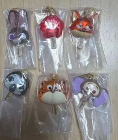 ズートピア アイスキャンディチャーム 全6種 コンプリート アイスキャンディー