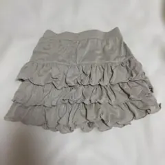 UNIQLOフリルスカート 子供用グレー
