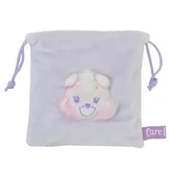 ケアベア フェイスマスコット巾着 CareBears