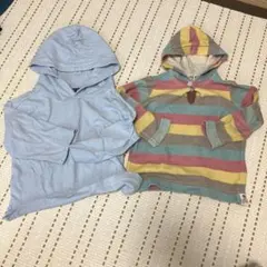 LB CLUB ライトブルー パーカー サイズ80