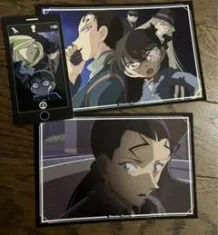 名探偵コナン　コナンプラザ　黒ずくめの組織　ポストカード・スマフォト　キールほか