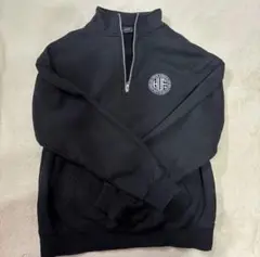 ハフ　huf ハーフジップ　裏起毛　Lサイズ