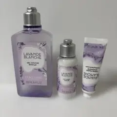 ロクシタン　ホワイトラベンダー　シャワージェル　ハンドクリーム　ボディミルク