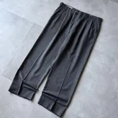 70s usa製 ワイドストレートスラックス 2タック W37