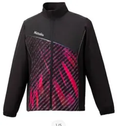 【セット売り可】Nittaku 卓球ジャケット Sサイズ 黒/ピンク