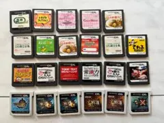 ニンテンドー3DS まとめ売り 25本セット全て箱説明書付き 全て起動画面