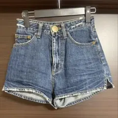 MURUA ハイウエストデニムショートパンツ