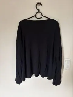 【アメリカンホリック】レディース ブラック 長袖Tシャツ Lサイズ