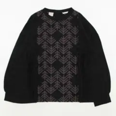 新品 ツハル bul bul フォレスト柄刺繍ブラウス