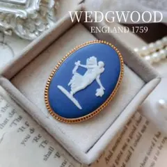 WEDGWOOD ウェッジウッド ジャスパー カメオ ブローチ イギリス