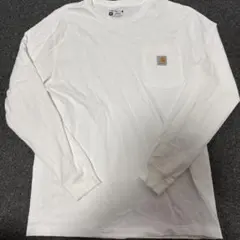 Carhartt 長袖 ポケットTシャツ ホワイト Mサイズのサムネイル