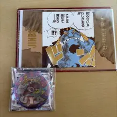 ONEPIECE 効果音ポストカード ジンベエ UTALIVE缶バッジ