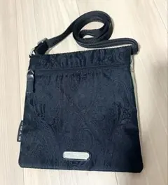 ETRO エトロ ペイズリー ボタニカル柄 ショルダーバッグ モノトーンのサムネイル