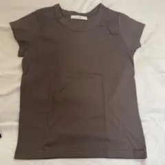 ブラウン 半袖 Tシャツ コットンのサムネイル