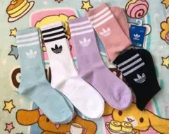 アディダス ソックス 5足セット カラフル　新品